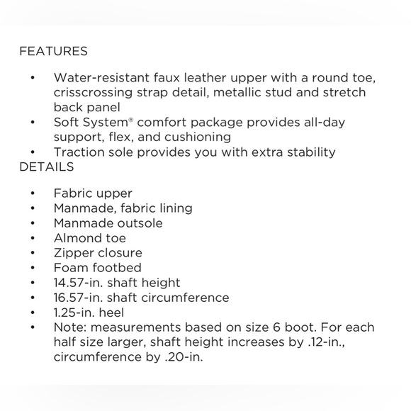 NWT Life Stride Xtrovert Women’s Wide Calf Riding Boots - Size 10M - Black - Picture 2 of 12